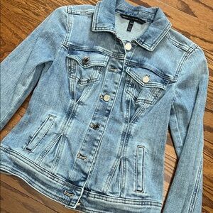 WHBM Flirty Denim Jacket, size XXS, excellent condition